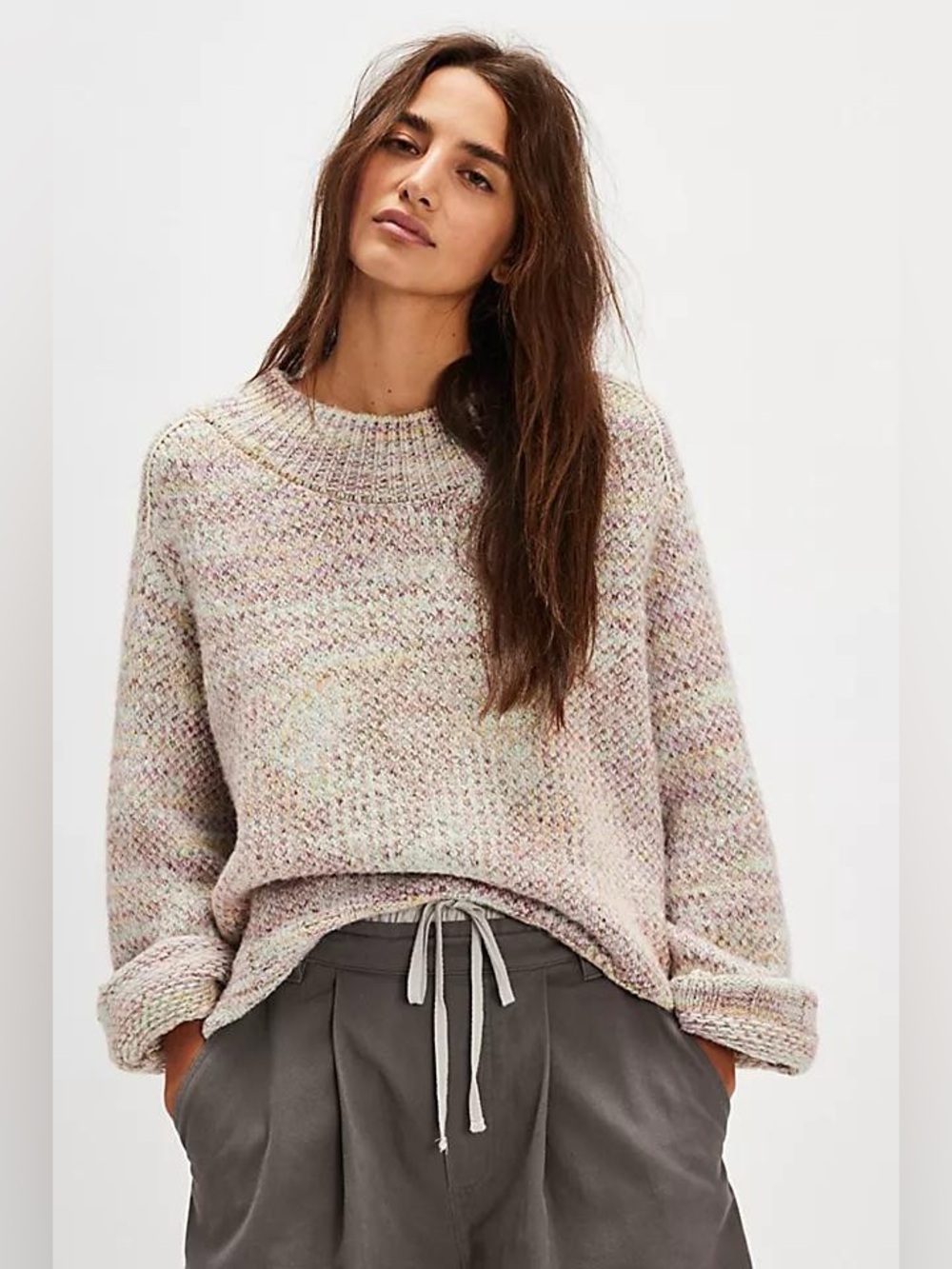 Free People Cotton Candy Pullover Sweater